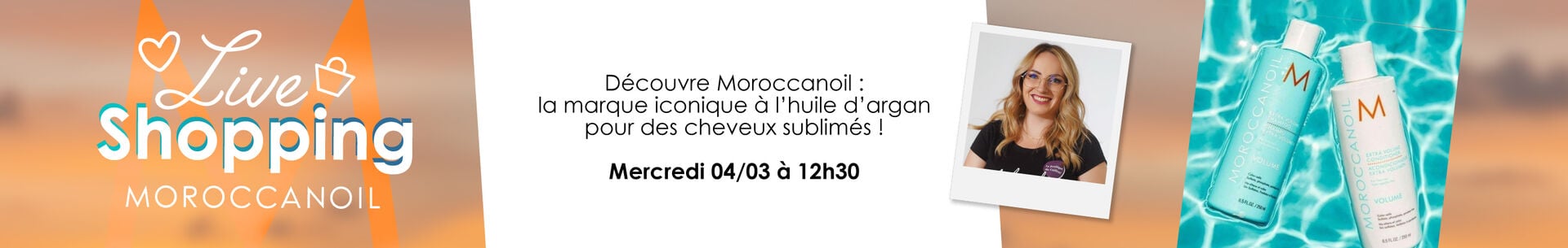 D&eacute;couvre Moroccanoil : live ce mercredi 04/03 &agrave; 12h30