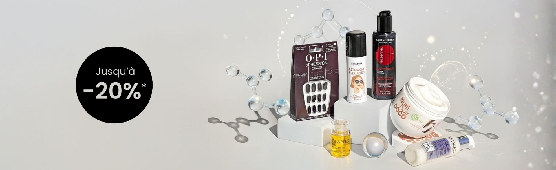 Notre s&eacute;lection de soins cheveux, &agrave; prix r&eacute;duits !