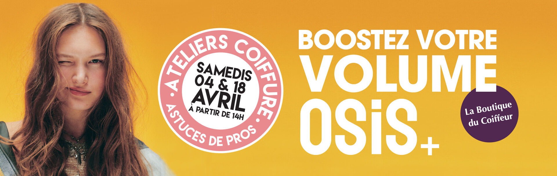 Ateliers coiffure d'avril