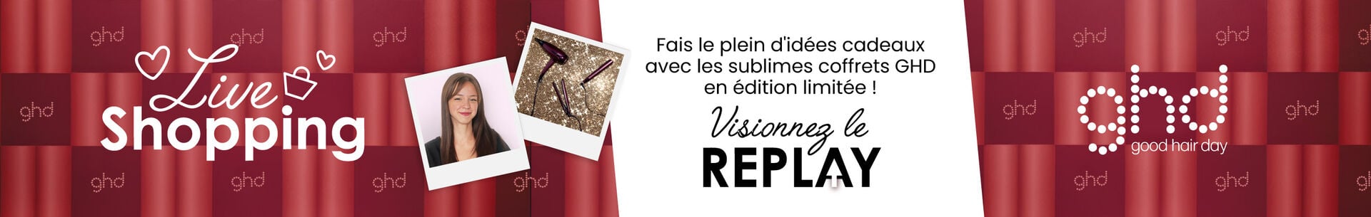	 Découvrez comment réussir son look de fête avec la marque ghd !
