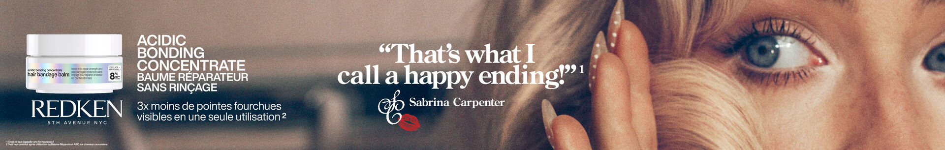 Fini les pointes fourchues avec le nouveau baume r&eacute;parateur Redken