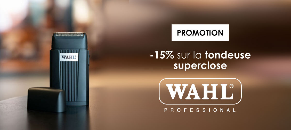 En février, bénéficiez de 15% de remise sur l'outil de finition Super Close de Wahl Professional !
