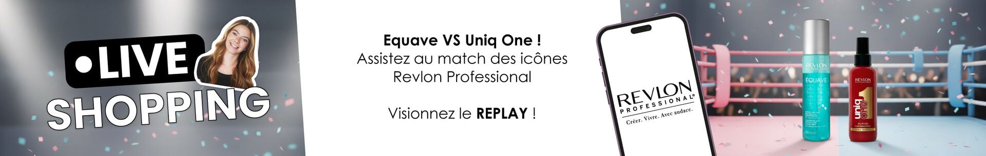 Visionnez le replay du live Revlon : Equave vs Uniq One !