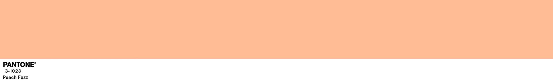 Pantone 13-1023 Peach Fuzz
