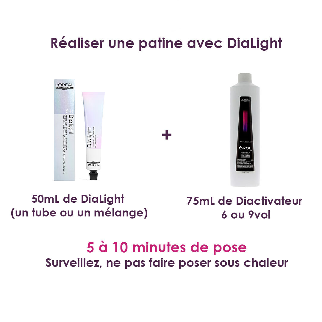 Comment Appliquer Une Patine Dialight Dialight Acidic Gloss Color, coloration ton sur ton L'Oréal Professionnel