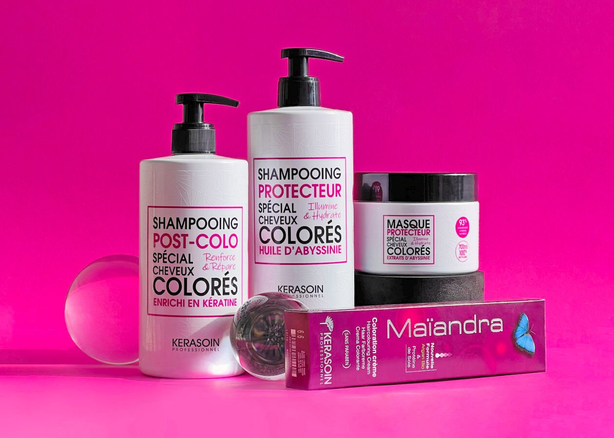 Kerasoin Professionnel : -20% dès 2 soins pour cheveux colorés achetés.