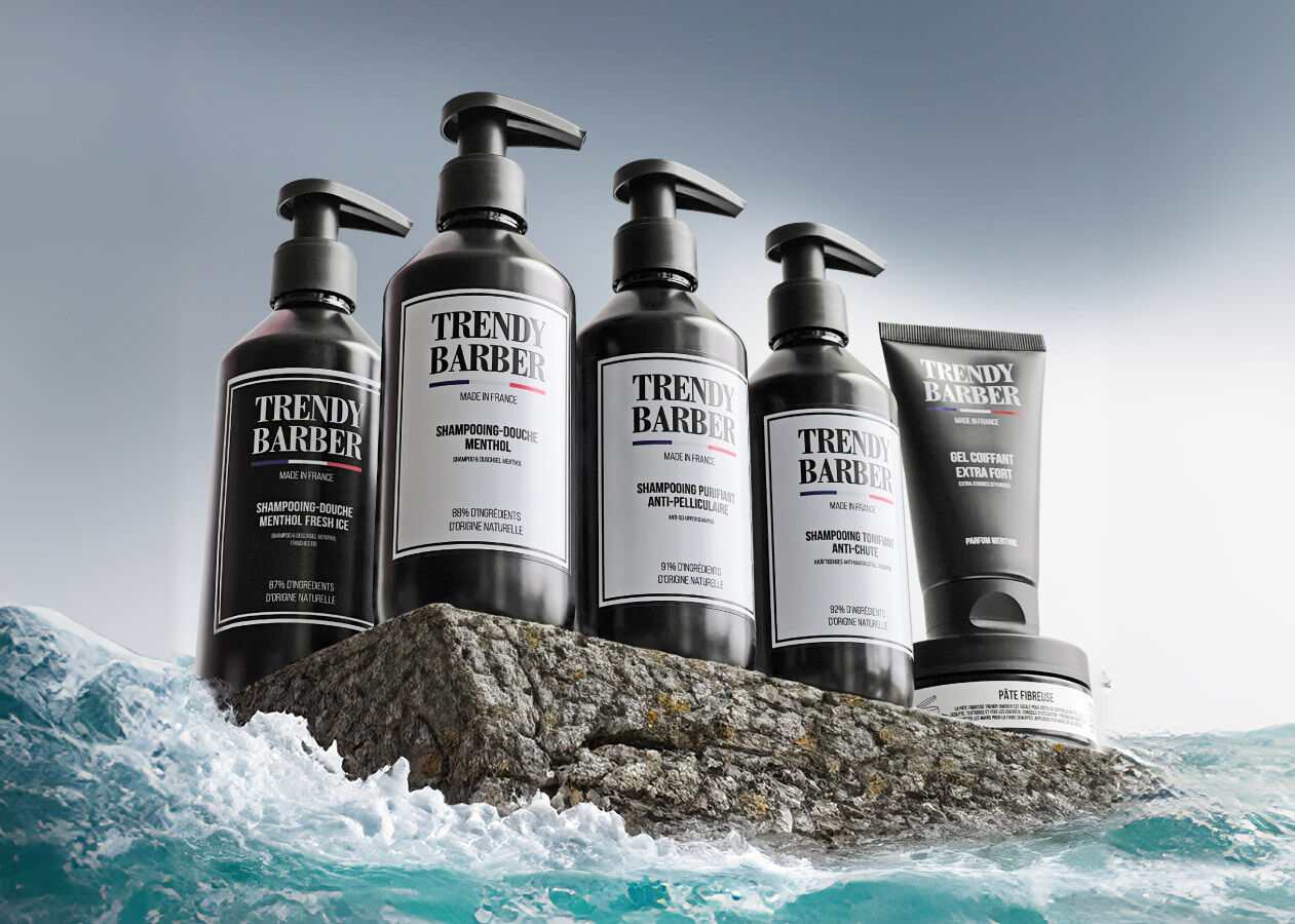 Trendy Barber : 2 produits achet&eacute;s = le 3&egrave;me offert.