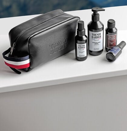 Du 1er au 30 novembre, pour l'achat de 4 produits Trendy Barber, une trousse offerte !