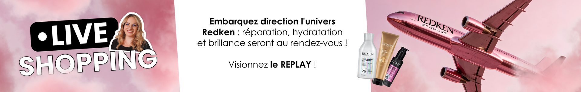 Embarquez direction l'univers Redken : visionnez le replay !