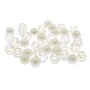 blanches et transparentes &agrave; paillettes dor&eacute;e