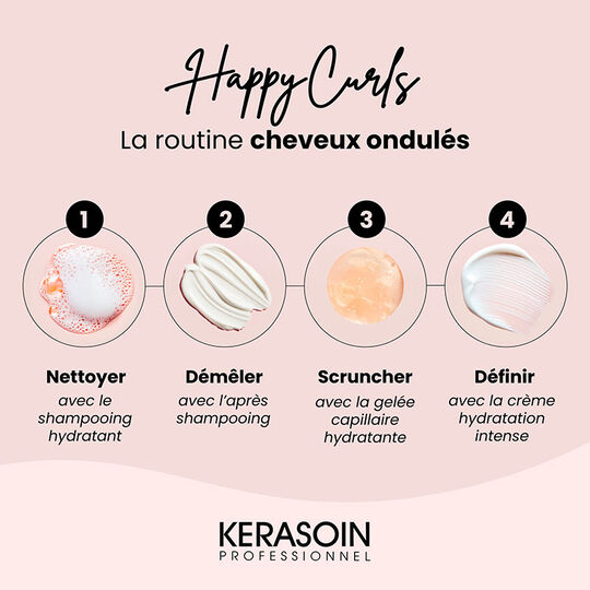 Rituel nourrissant cheveux boucl&eacute;s Happy Curls