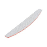 Lime demi-lune zebra pour ongles artificiels 100/100 : Grain moyen dur,  Lime demi-lune zebra pour ongles artificiels 100/100 : Grain moyen dur
