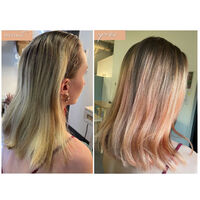 Soin repigmentant cheveux naturels ou color&eacute;s p&ecirc;che ros&eacute;