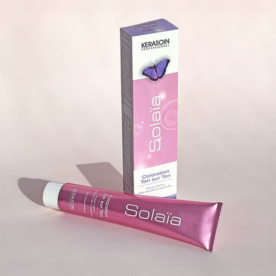 Coloration ton sur ton Sola&iuml;a 6.0 blond fonc&eacute;