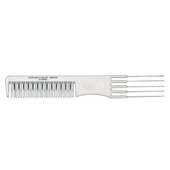 Peigne fourchette métallique antistatique 356
