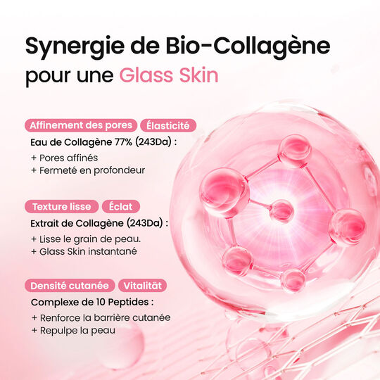 Brume s&eacute;rum g&eacute;lifi&eacute;e aux peptides de collag&egrave;ne