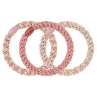 3 Élastiques tressés Twinstar blush braids,  3 Élastiques tressés Twinstar blush braids