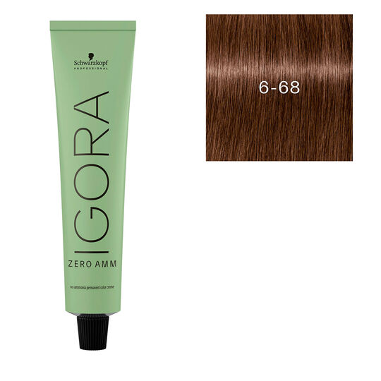 Coloration Igora Zero Amm 6-68 blond fonc&eacute; chocolat rouge