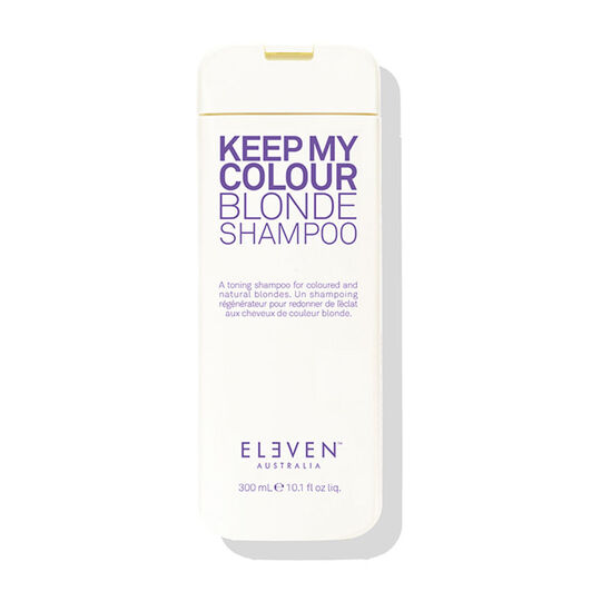 Routine cheveux blonds