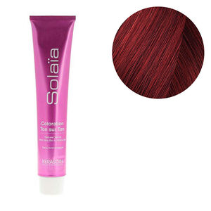 Coloration ton sur ton Sola&iuml;a 6.66 blond fonc&eacute; rouge intense