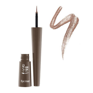 Eyeliner pinceau brun,  Eyeliner pinceau brun