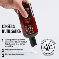 Shampooing soin et gel douche