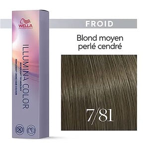 Illumina color 7/81 blond perl&eacute; cendr&eacute;