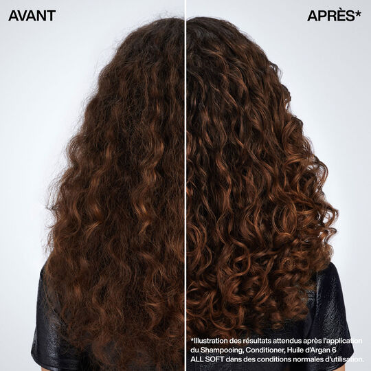 Routine hydratante cheveux secs et r&ecirc;ches All Soft