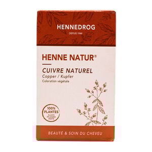 Henné Natur cuivré,  Henné Natur cuivré
