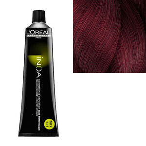 Inoa Coloration sans ammoniaque 5.62 châtain clair rouge irisé,  Inoa Coloration sans ammoniaque 5.62 châtain clair rouge irisé