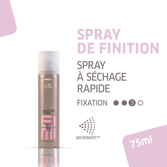 Spray &agrave; s&eacute;chage rapide Mistify Me Strong Eimi 75ml