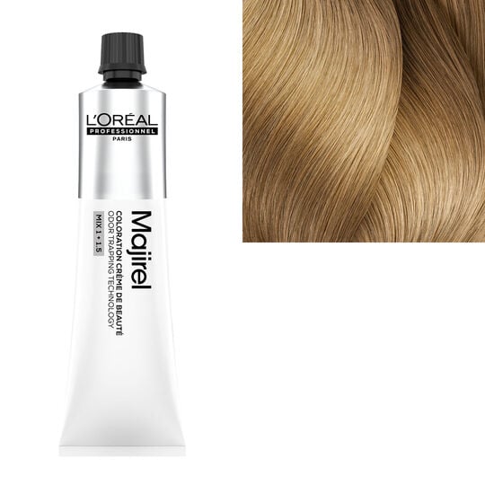 Coloration cr&egrave;me de beaut&eacute; Majirel 9.31 blond tr&egrave;s clair dor&eacute; cendr&eacute;