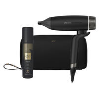S&egrave;che cheveux Speed avec trousse et spray volume noir mat