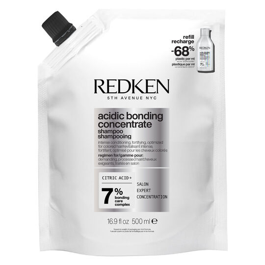 Shampooing réparateur pour cheveux abîmés Acidic Bonding Concentrate recharge 500 ml