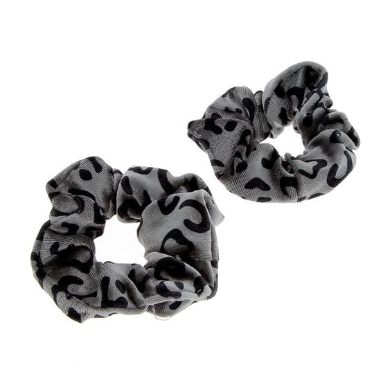 Chouchou l&eacute;opard x 2 gris