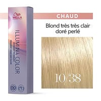 Illumina color 10/38 blond très très clair doré perlé