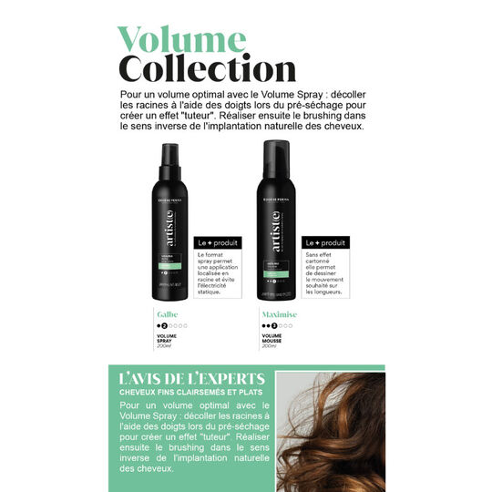 Spray volumateur Volume Spray Artiste