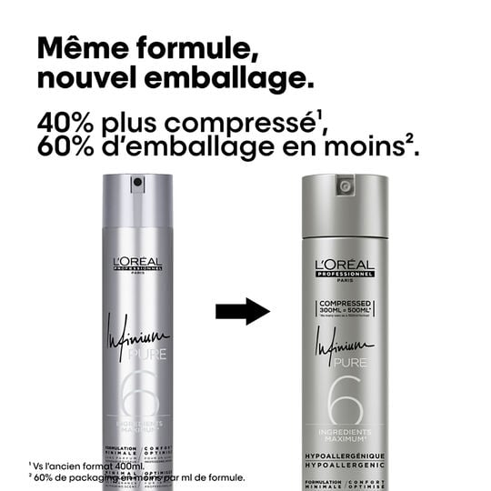 Laque Infinium Pure fixation souple 300ml