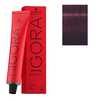 Coloration permanente Igora Royal 6-99 blond foncé violet extra