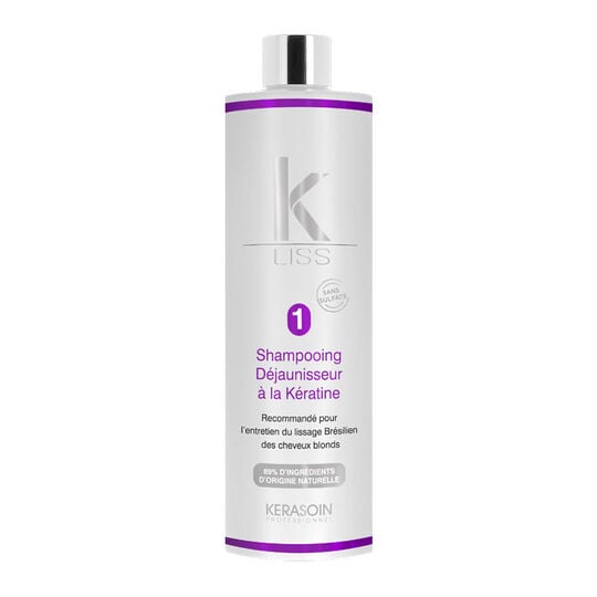 Shampooing d&eacute;jaunisseur &agrave; la k&eacute;ratine K-Liss