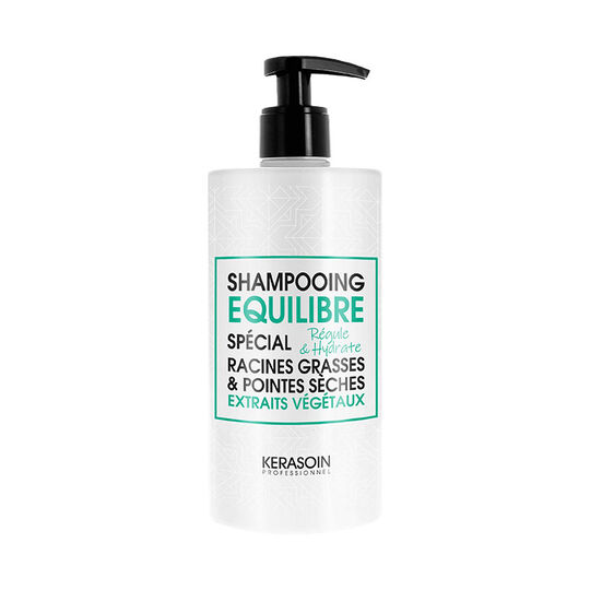 Shampooing &eacute;quilibre racines grasses pointes s&egrave;ches 500ml