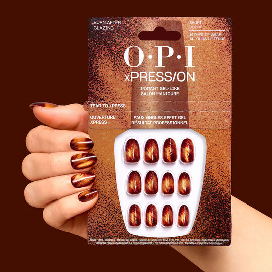 Faux ongles xpress/on burn after glazing