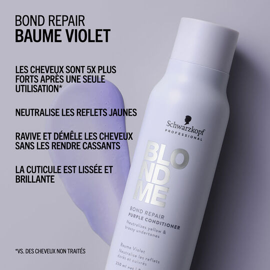 Baume violet Blondme Bond Repair Neutralisant