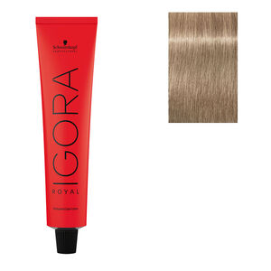 Coloration permanente Igora Royal 9-19 blond tr&egrave;s clair cendr&eacute; violet