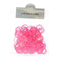 Mini &eacute;lastiques caoutchouc lot de 240 rose