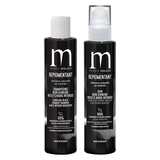 Rituel repigmentant shampooing + soin noir d'aniline