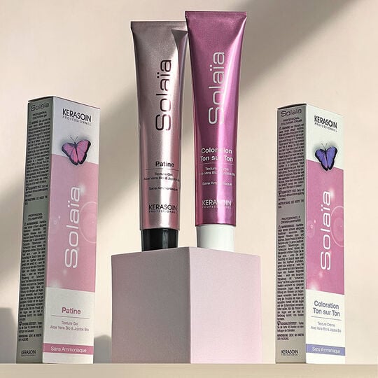 Coloration ton sur ton Sola&iuml;a 6.0 blond fonc&eacute;