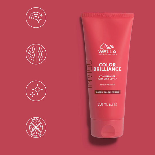 Conditionneur cheveux colorés et épais Invigo Color Brilliance 200ml