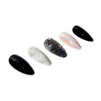Faux ongles Nail Addict marble & diamonds,  Faux ongles Nail Addict marble & diamonds