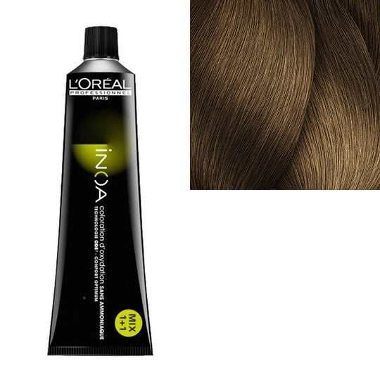Inoa Coloration sans ammoniaque 7.31 blond dor&eacute; cendr&eacute;